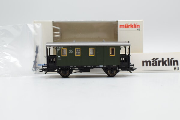 Märklin H0 4303 Post- und Gepäckwagen (09 344 Nür) ehem. PwPostL bay 00 der DB