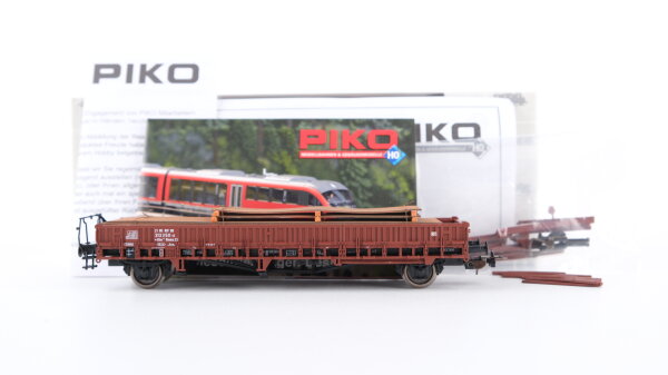 Piko H0 54970 Rungenwagen, beladen mit Blechplatten (Wagen-Nr. 21 80 313 3 511-8) DB