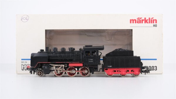 Märklin H0 3003 Schlepptenderlokomotive BR 24 der DB Wechselstrom Analog