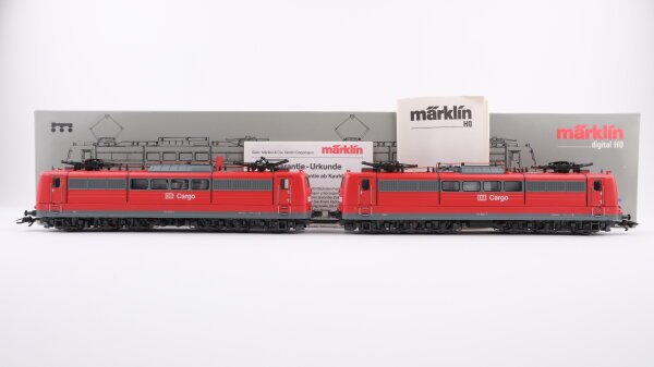 Märklin H0 37432 Lokomotiven-Set "Doppeltraktion" BR 151 der DB AG Wechselstrom Digital Sound