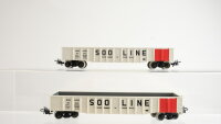 Märklin H0 Konvolut Hochbordwagen (SOO LINE) USA