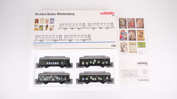Märklin H0 4392 Wagen-Set "40 Jahre Baden-Württemberg" der DB