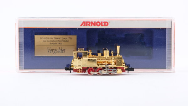 Arnold N 2712 Dampflok "ohne Antrieb" BR89.7 DR (Vergoldet)