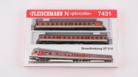 Fleischmann N 7431 Dieseltriebzug VT 614 DB