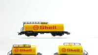 Märklin H0 Konvolut Kesselwagen (Shell) DB