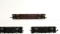Klein Modellbahn H0 Konvolut Containertragewagen mit Ladung (Tankcontainer) ÖBB