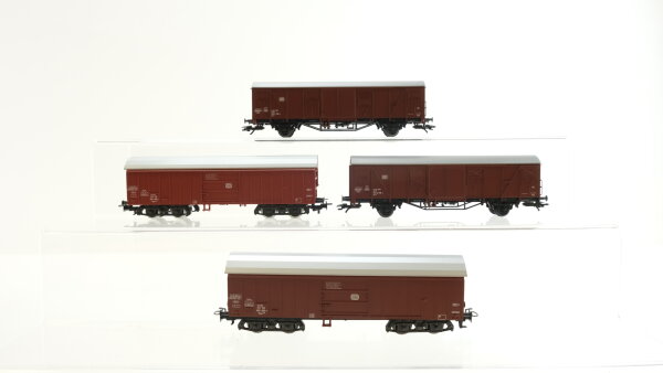 Märklin H0 Konvolut Gedeckte Güterwagen, Klappdeckelwagen DB