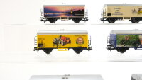 Märklin H0 Konvolut Kühlwagen (Postwirt Dunkel, Moguntia Pils, Lübzer, Ulrichs Bier, Schneider Weisse, Thurn und Taxis Weizenbier)