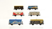 Märklin H0 Konvolut Kühlwagen (Leikeim Premium, Warsteiner, Rothaus, Berg-Hefe, Meckatzer)