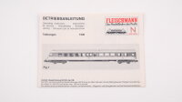 Fleischmann N 7438 Dieseltriebwagenset DB