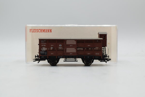 Fleischmann H0 5830 Kleinvieh-Wagen Stettin 16835 KPEV