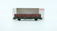 Märklin H0 48579 Niederbordwagen mit...