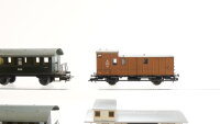 Märklin/u.a. H0 Konvolut Nebenbahnwagen/ Postwagen/ Gepäckwagen 2.Kl. Länderbahnen Württemberg/K.Sächs.Sts.E.B.