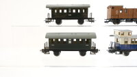 Märklin/u.a. H0 Konvolut Nebenbahnwagen/ Postwagen/ Gepäckwagen 2.Kl. Länderbahnen Württemberg/K.Sächs.Sts.E.B.