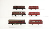 Märklin H0 Konvolut Umbauwagen/ Schienenbus-Beiwagen 1./2.Kl. DB