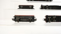 Märklin H0 Konvolut Niederbordwagen (2-achsig, 4-achsig) DB