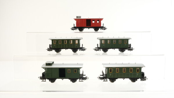 Märklin H0 Konvolut Abteilwagen, Gepäckwagen Länderbahn