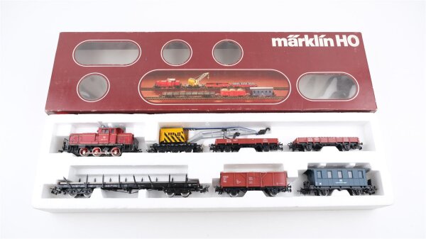 Märklin H0 2853 Zugpackung Gleisbauzug der DB Wechselstrom Analog