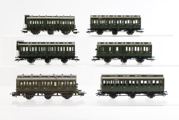 Märklin H0 Konvolut Abteilwagen 1./2.Kl.