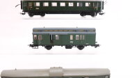 Märklin/Prefo/Schicht H0 Konvolut D-Zugwagen/ Gepäckwagen DR