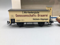 Märklin H0 Museumswagen 1994 Güterwagen + LKW Württemberg