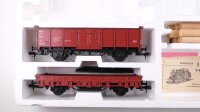 Märklin Spur 1 5530 Zugset mit Rungenwagen und Hochboardwagen DB (unvollständig)