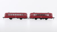 Fleischmann H0 Schienenbus BR 798 mit Steuerwagen BR 998...