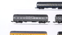 Bachmann N Konvolut amerikanische Reisezugwagen B&O/NYC/GN/UP