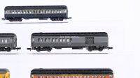 Bachmann N Konvolut amerikanische Reisezugwagen B&O/NYC/GN/UP