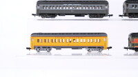 Bachmann N Konvolut amerikanische Reisezugwagen B&O/NYC/GN/UP