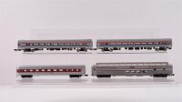 Bachmann/u.a. N Konvolut amerikanische Reisezugwagen/ Steuerwagen/ Doppelstockwagen Amtrak/ Santa Fe