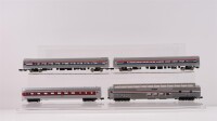 Bachmann/u.a. N Konvolut amerikanische Reisezugwagen/ Steuerwagen/ Doppelstockwagen Amtrak/ Santa Fe