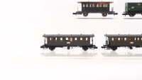 Fleischmann/u.a. N Konvolut Reisezugwagen/ Gepäckwagen/ Nebenbahnwagen 4.Kl. DRG