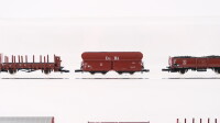 Märklin Z Konvolut Rungenwagen/ Hochbordwagen/ Selbstentladewagen/ ged. Güterwagen DB