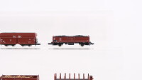 Märklin Z Konvolut Rungenwagen/ Hochbordwagen/ Selbstentladewagen/ ged. Güterwagen DB