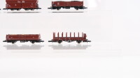 Märklin Z Konvolut Rungenwagen/ Hochbordwagen/ Selbstentladewagen/ ged. Güterwagen DB