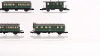 Arnold/u.a. N Konvolut Abteilwagen/ Gepäckwagen/ Nebenbahnwagen 2./3.Kl. DRG