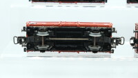 Märklin H0 Konvolut Hochbordwagen mit Beladung DB