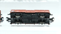 Märklin H0 Konvolut Hochbordwagen mit Beladung DB