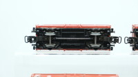 Märklin H0 Konvolut Hochbordwagen mit Beladung DB