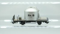 Bemo H0m Konvolut Rungenwagen/ Niederbordwagen/ Kesselwagen/ Silowagen RhB