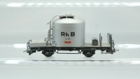 Bemo H0m Konvolut Rungenwagen/ Niederbordwagen/ Kesselwagen/ Silowagen RhB