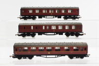 Hornby H0 Konvolut Personenwagen rot, LMS