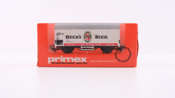 Primex H0 4548 Bierwagen BECKs BIER (Kühlwagen)  Ichqrs 377 der DB