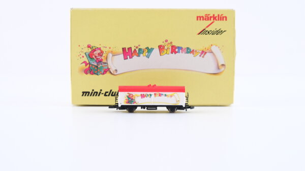 Märklin Z 86002 Güterwagen (Happy Birthday weiß) Ichqs-u 377