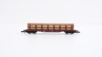 Märklin Z 8226 Rungenwagen (Ladung Rundhölzer)...