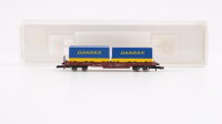 Märklin Z 82280 Huckepackwagen (Danzas) Sdgkms 707 der DB AG