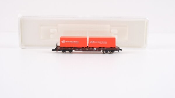 Märklin Z 82282 Güterwagen (Gebrüder Weiss) Sdgkkmss der ÖBB