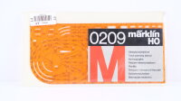 Märklin H0 0209 Gleisplanschablone