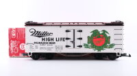 LGB G 4072 Kühlwagen (Miller High Life, Milwaukee Beer Car, U.R.T.C. 93169) 4-achsig, Kunststoffräder (in EVP)